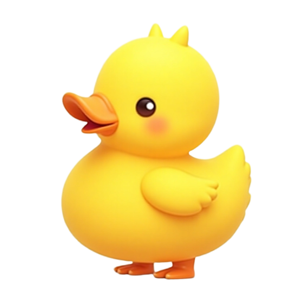 Cute Yellow Duckling